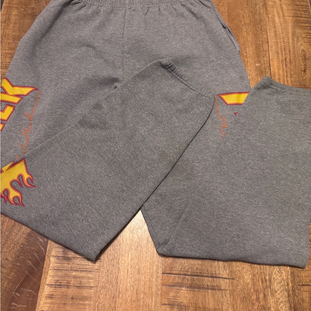 Jerzees Gray Sweatpants Comfortable Cotton-Blend Joggers